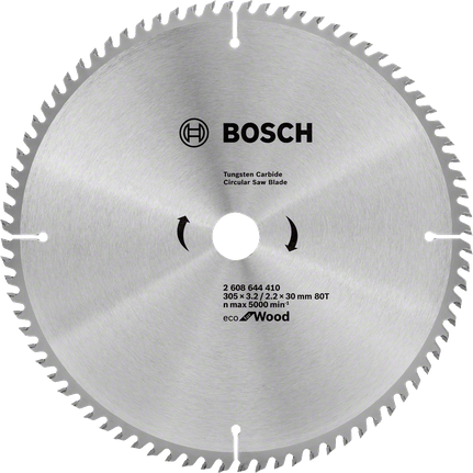 Bosch Circular Saw Blade Eco for wood 305mm 80 teeth.