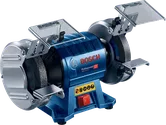 Bosch GBG 35-15 double-wheeled bench grinder.