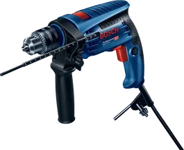 Bosch GSB 13RE impact drill with side handle.