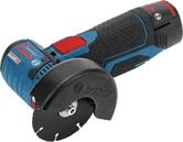 Bosch GWS 12V-76 cordless angle grinder, 76mm disc.
