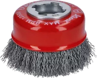 X-LOCK Clean for Metal Cup Brush, Crimped Wire