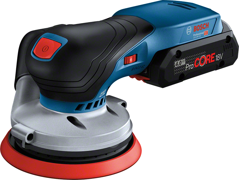 Bosch GEX 18V-125 cordless random orbit sander.