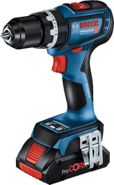 Bosch GSB 18V-90 C cordless drill with ProCORE battery.