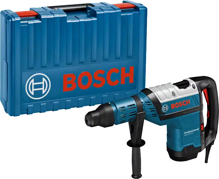 Bosch GBH 8-45 D rotary hammer with carrying case.