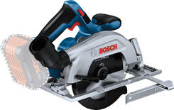 Bosch GKS 18V-57 cordless circular saw with ProCORE18V battery.
