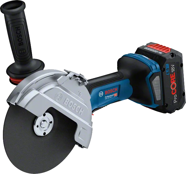 Bosch GWS 18V-180 P cordless angle grinder.