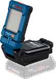 Bosch GLI 18V-800 cordless work light with LED panel.