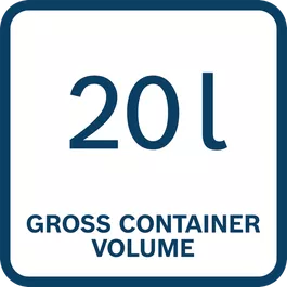  20 l Container Volume (brutto)