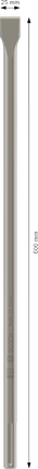 Bosch PRO SDS max-4C Flat Chisel 25x600 mm.
