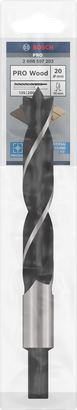 Bosch PRO Wood 20 mm brad point drill bit.