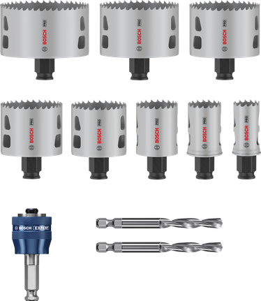 Bosch PRO Multi Material PC Plus Hole Saw Set, 11 pcs.