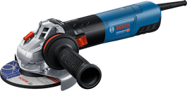 Bosch GWS 20-150 BS angle grinder with side handle.