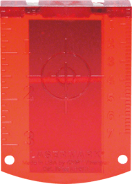 Laser target (red)