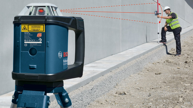 установка градуса уклона