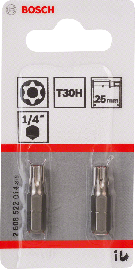 Набор бит для отвертки Bosch T30H 25 мм Torx.