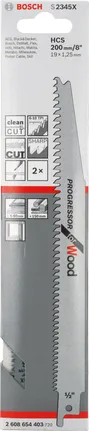 Пильное полотно Bosch S2345X Progressor для чистой распиловки древесины.