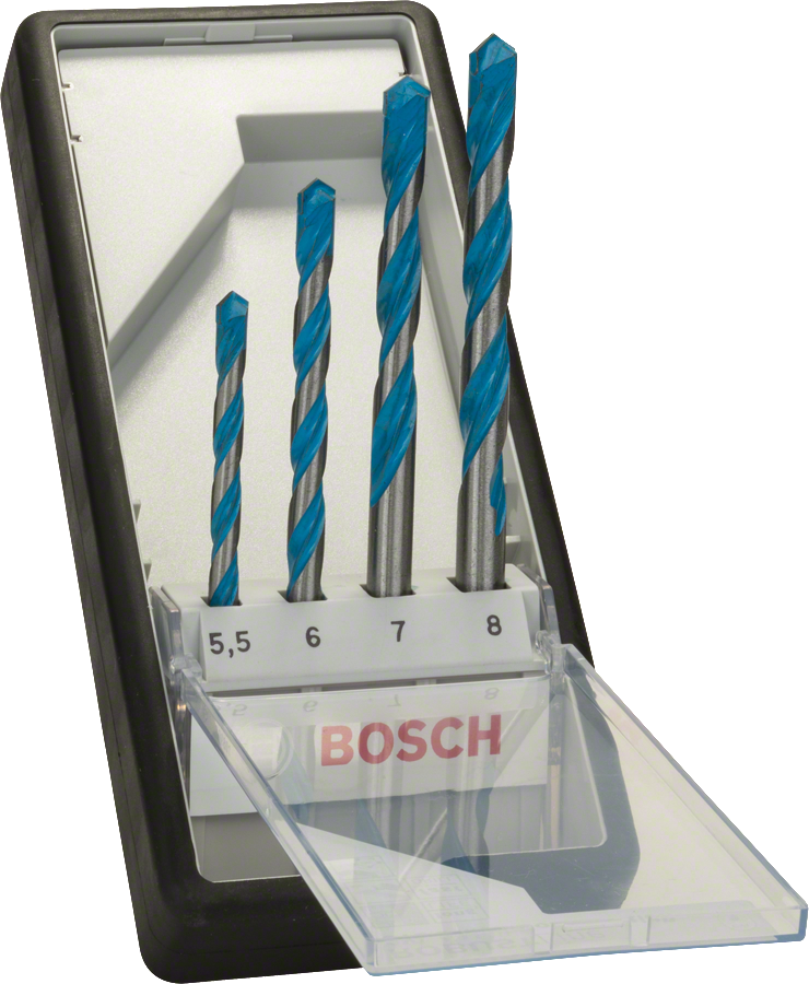 Набор из 4 сверл Bosch CYL-9 MultiConstruction.