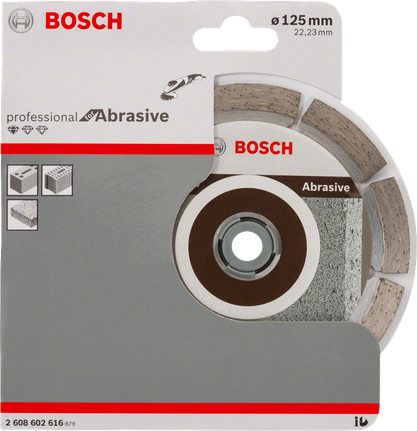 Абразивный алмазный отрезной диск Bosch 125 мм.