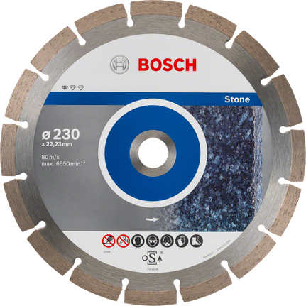 Алмазный отрезной диск Bosch Standard for Stone 230 мм.