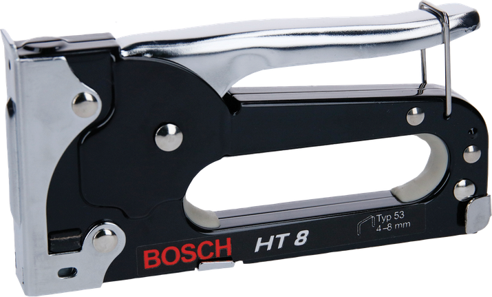 Ручной степлер Bosch HT 8 для сшивания скобами типа 53.