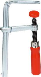 Струбцина Bosch G-Clamp с эргономичной красной ручкой.