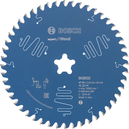 Пильный диск Bosch Expert for Wood, 48 зубьев.