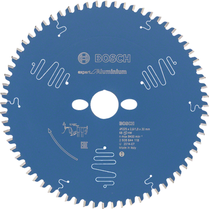 Дисковая пила Bosch Expert for Aluminium, 68 зубьев.