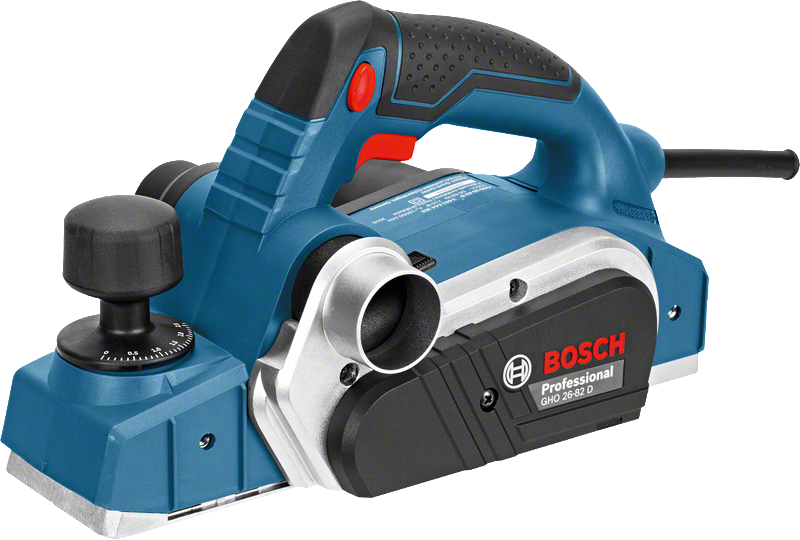 Рубанок Bosch GHO 26-82 D с регулируемой глубиной.