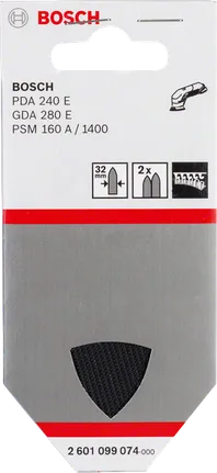 Шлифовальная пластина Bosch для шлифовальных машин PDA 240 E и PSM 160 A.
