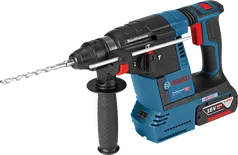 Перфоратор Bosch GBH 18V-26 с боковой рукояткой.