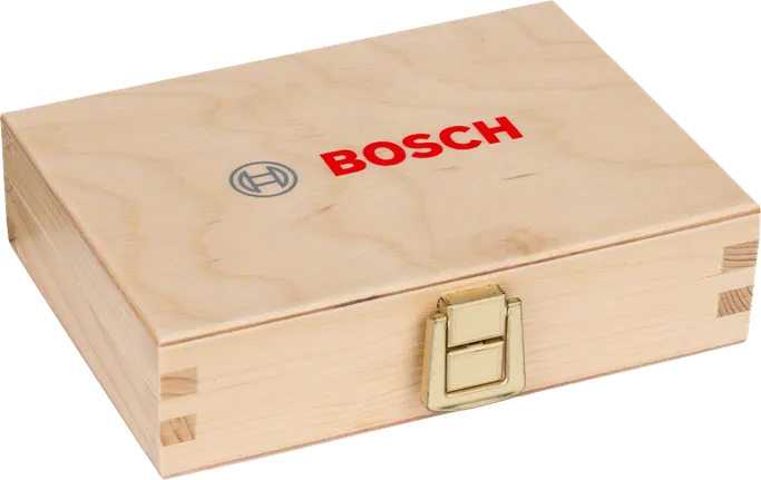 Коробка с набором сверл Bosch Forstner.