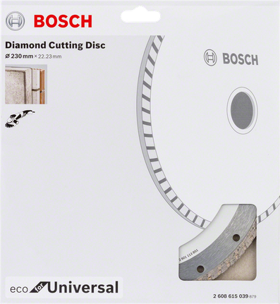 Алмазный отрезной диск Bosch эко для универсальных работ.
