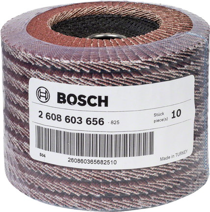 Лепестковый абразивный круг Bosch для шлифования и отделки.