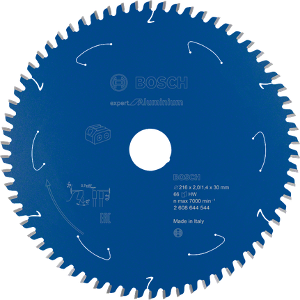 Дисковая пила Bosch Expert for Aluminium, 66 зубьев.