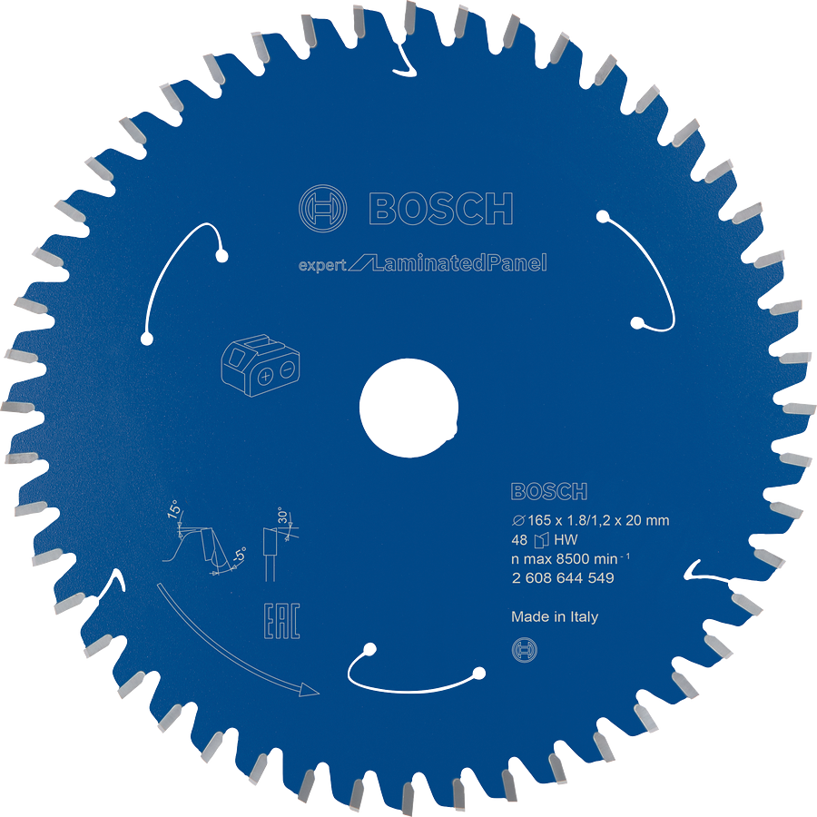 Дисковая пила Bosch Expert для ламинированных панелей 48T.