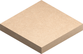 Древесно-волокнистая плита средней плотности (ДВП)