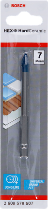 Сверло Bosch HEX-9 HardCeramic 7 мм.