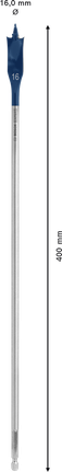 Сверло-лопатка Bosch EXPERT саморежущее, 16 x 400 мм.