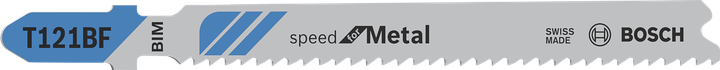 Пильное полотно Bosch T121BF для быстрой резки металла.