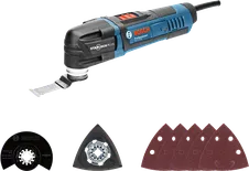 Многофункциональный инструмент Bosch GOP 30-28 с принадлежностями Starlock Plus.