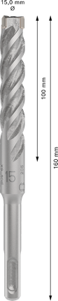 Ударное сверло Bosch PRO SDS plus-5X 15x160 мм.