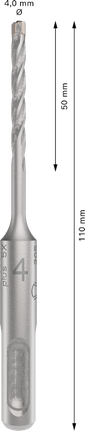 Сверло для ударной дрели Bosch PRO SDS plus-5X 4x50x110 мм.