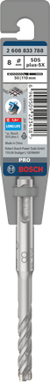 Ударное сверло Bosch PRO SDS plus-5X 8 x 50 x 110 мм.