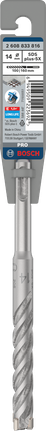 Ударное сверло Bosch PRO SDS plus-5X 14x100x160 мм.