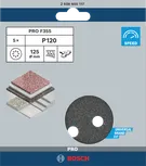 Шлифовальные диски Bosch PRO F355 125 мм G120, комплект из 5 штук.