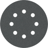 Шлифовальный диск Bosch PRO F355 125 мм G180 с 8 отверстиями.
