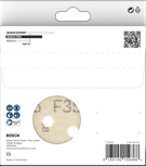 Шлифовальный диск Bosch PRO F355 125 мм G320 с 8 отверстиями.