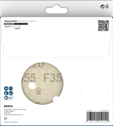 Шлифовальный диск Bosch PRO F355 150 мм G120 с 6 отверстиями.