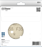 Шлифовальный диск Bosch PRO F355 150 мм G240 с 6 отверстиями.