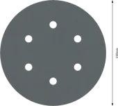 Шлифовальный диск Bosch PRO F355 150 мм G600 с 6 отверстиями.